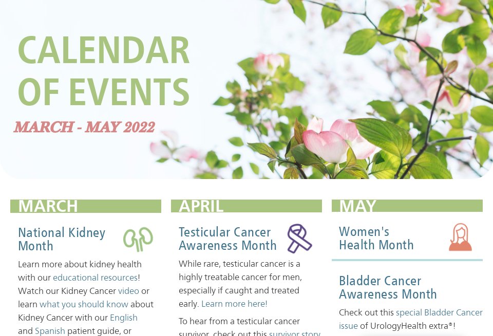 Spring 2022 Calendar Calendar - Spring 2022